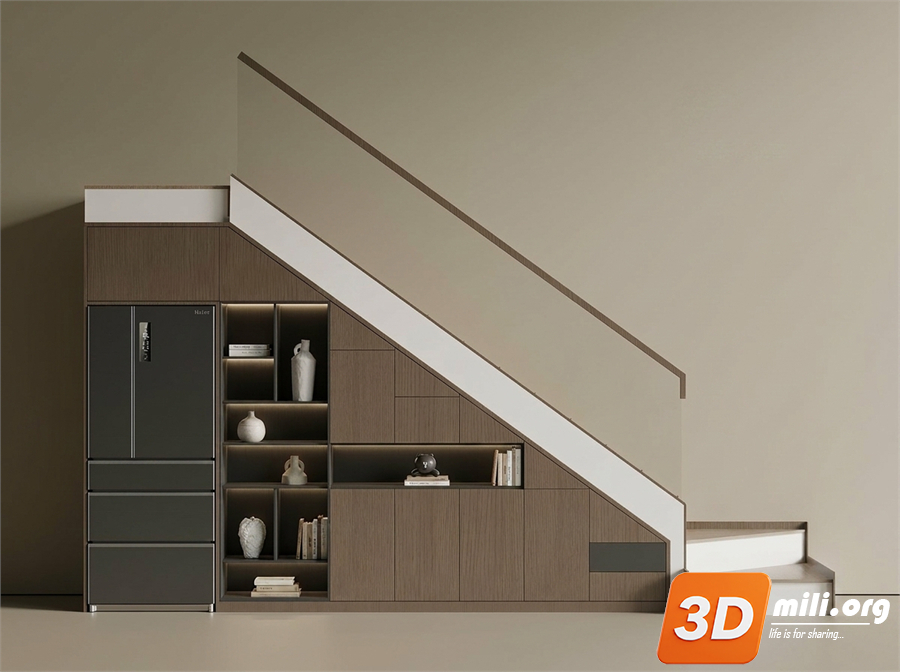 Under-stair cabinet Skp Files 